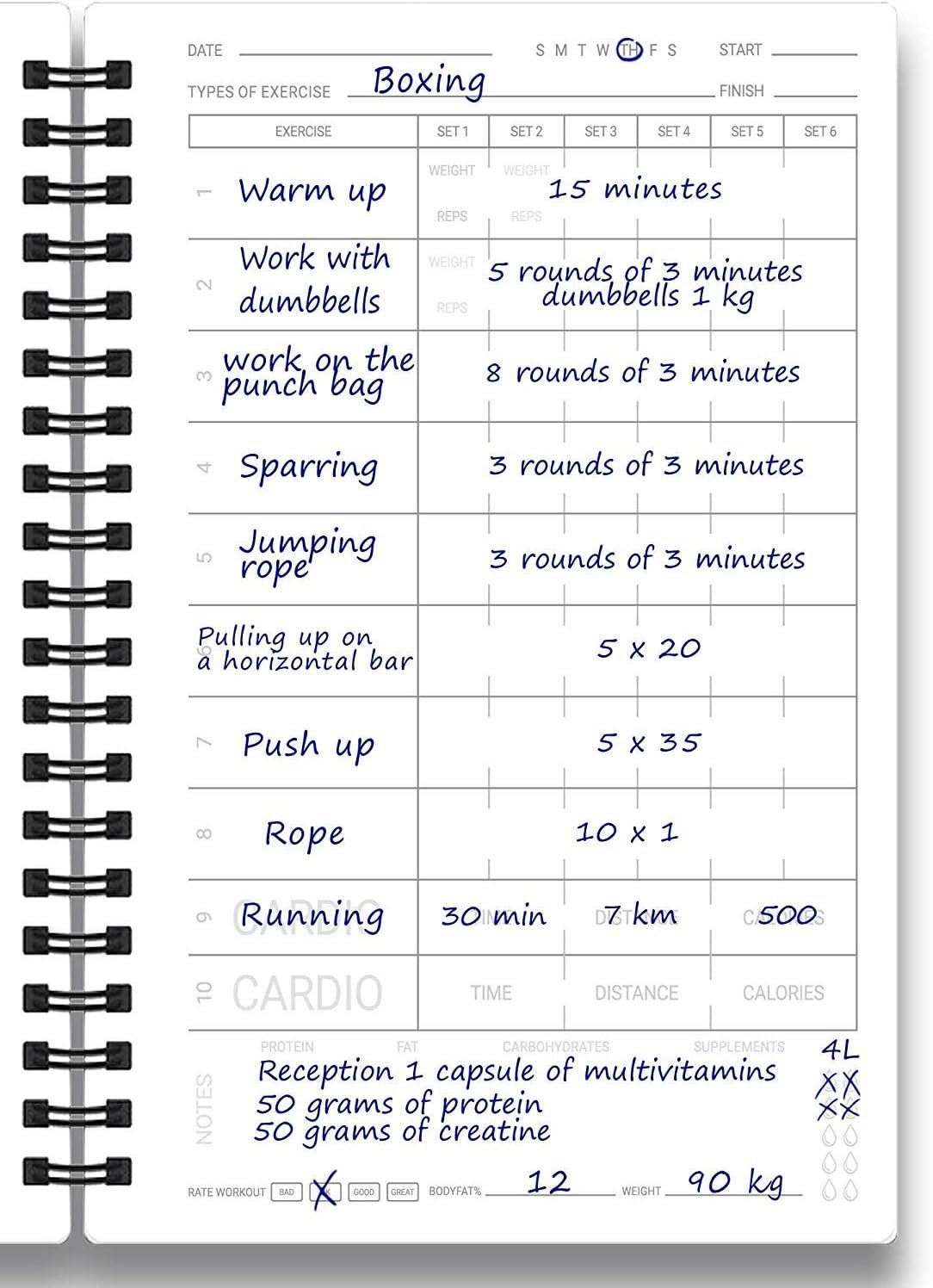 cossac fitness journal review