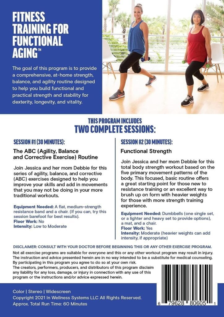 Fitness Training for Functional Aging Exercise DVD with Jessica Smith