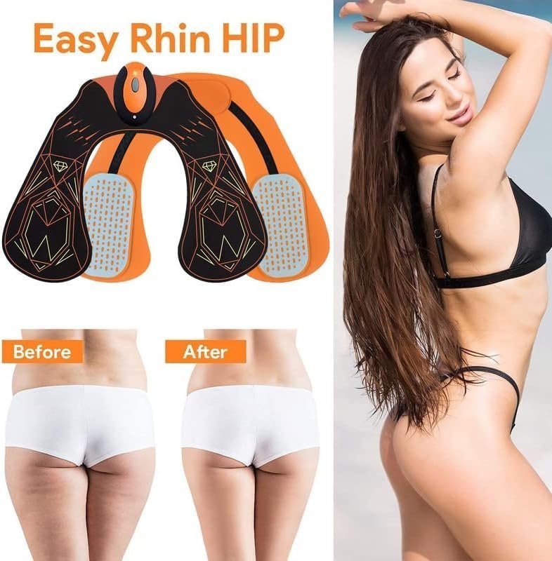 FOPIE Hips Trainer, ABS Stimulator Electronic Muscle Toner, Smart Wearable Butt Lifting Machine, Body Beauty Intelligent Wireless Fitness Apparatus for Men Women
