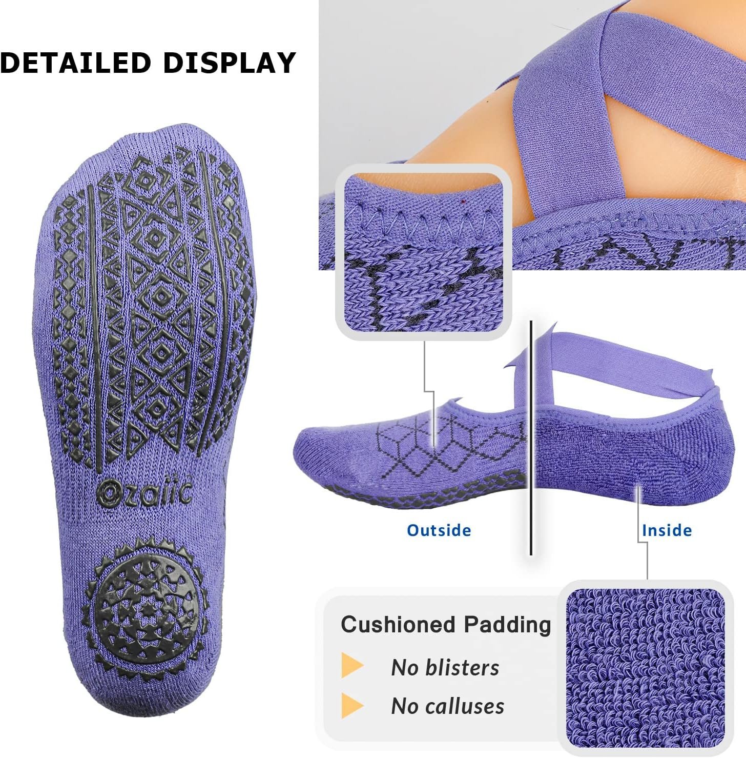 ozaiic yoga socks review