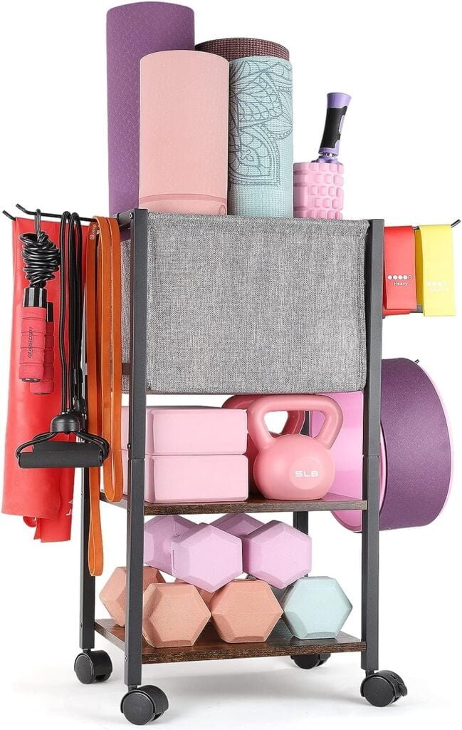 yoga mat storage rack review