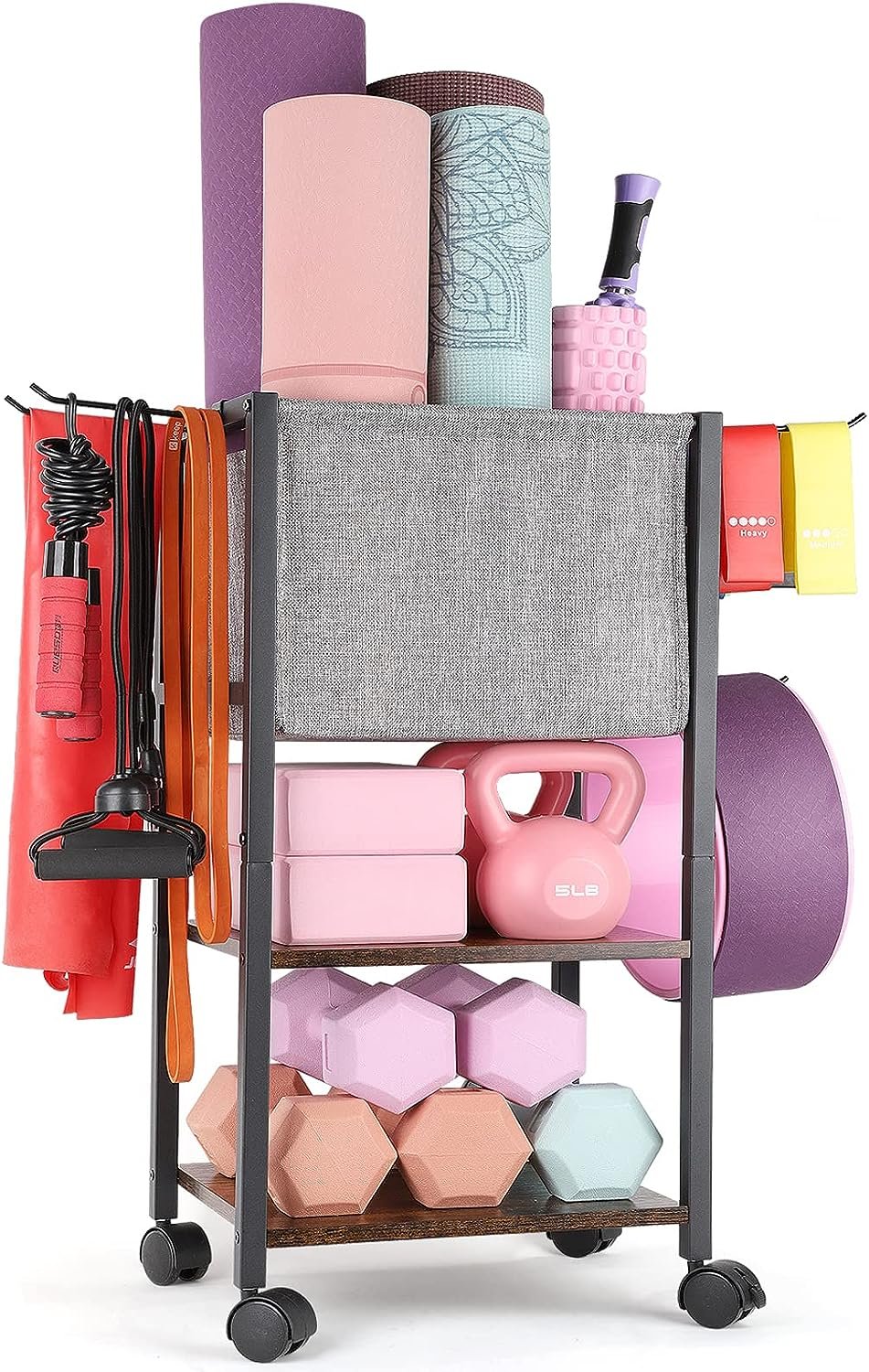 yoga mat storage rack review