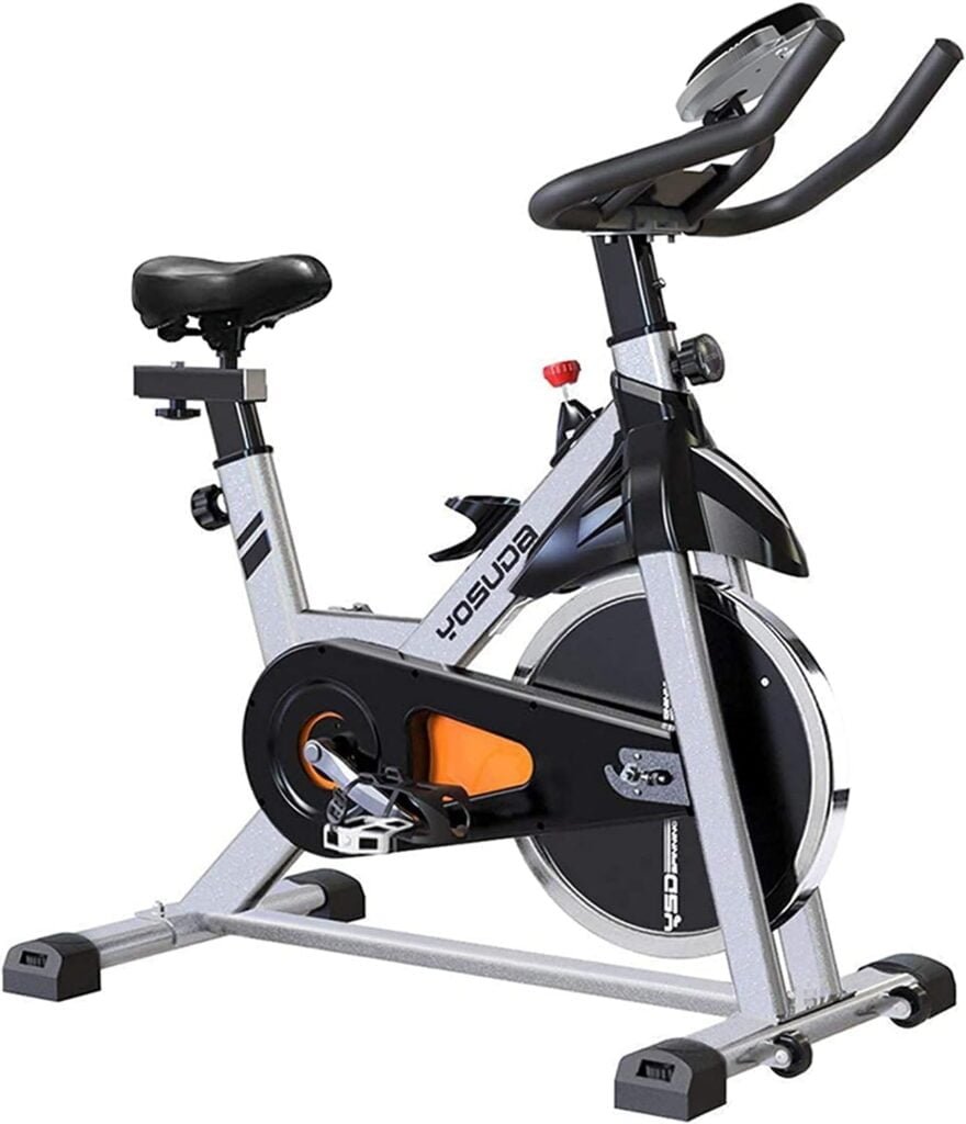YOSUDA Indoor Cycling Bike/Magnetic Stationary Bike - Cycle Bike with Ipad Mount  Comfortable Seat Cushion