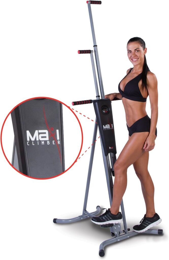 MaxiClimber Vertical Climber Combines Resistance Training and High-Intensity Cardio for a Full Body Workout. Free Coach-led Classes  Fitness App